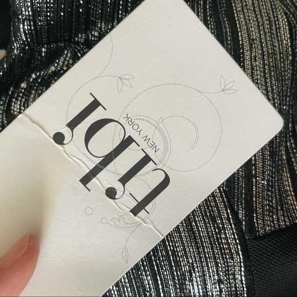 Tibi Black and Silver Velvet Dress - Picture 7 of 8